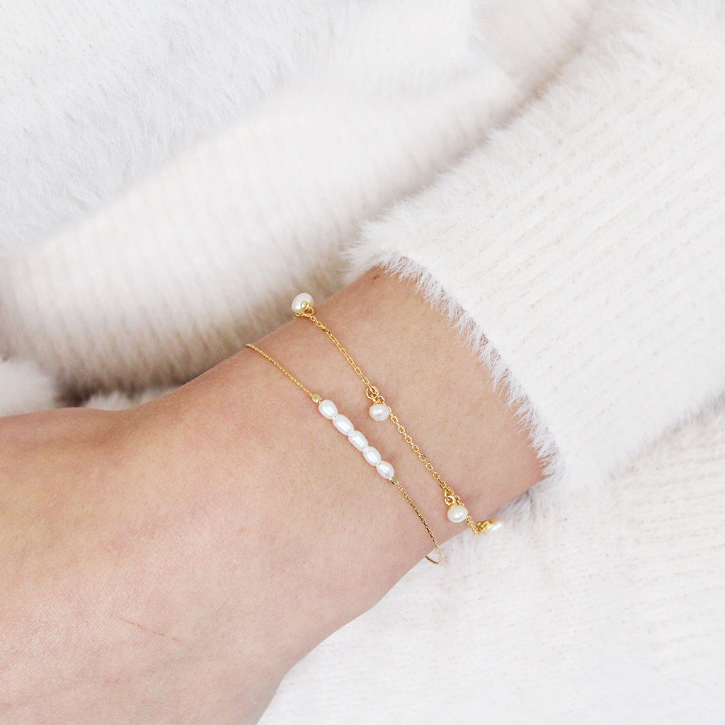 Tinley freshwater pearl bracelet | MEZI