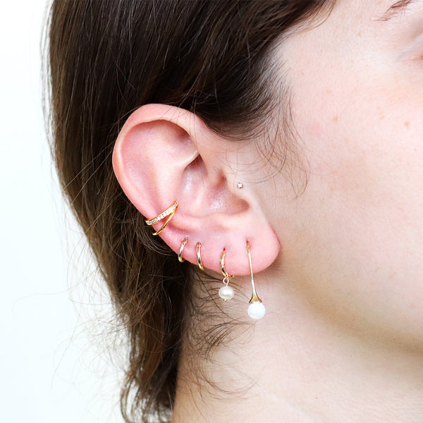 Margo double loop conch ear cuff