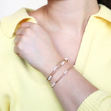 Alyx freshwater pearl 1 micron gold bracelet