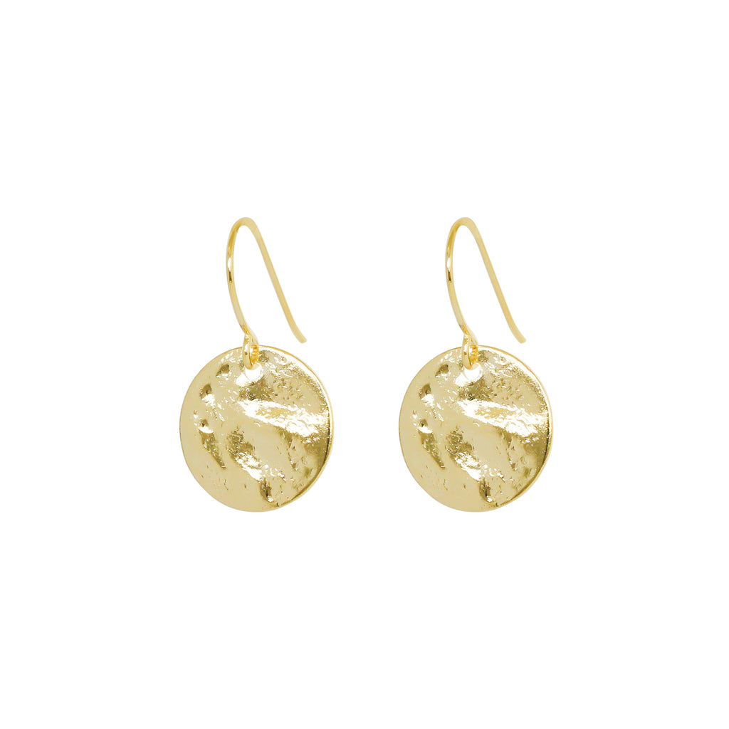 Persys disc drop earrings | MEZI