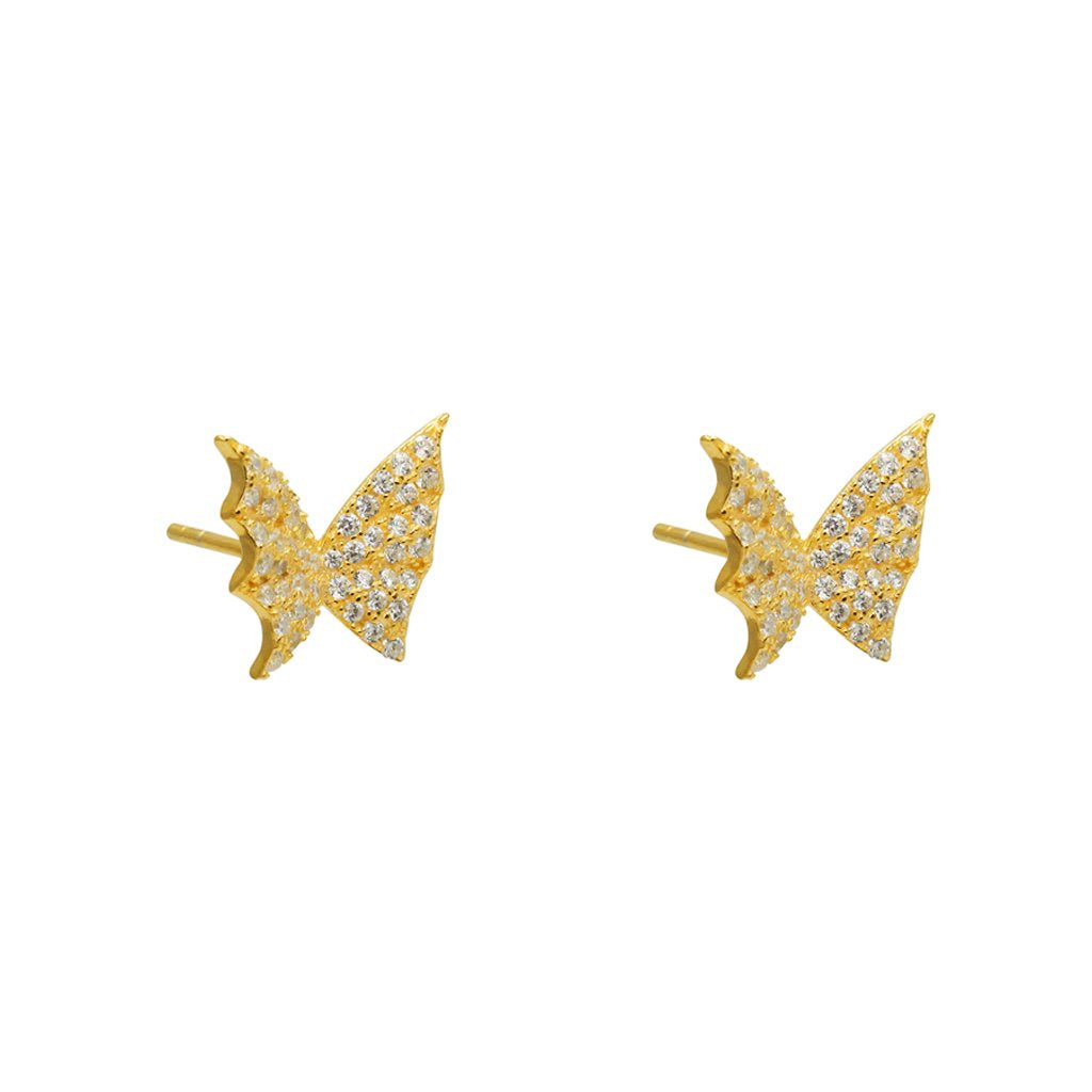 Butterfly crystal studs | MEZI
