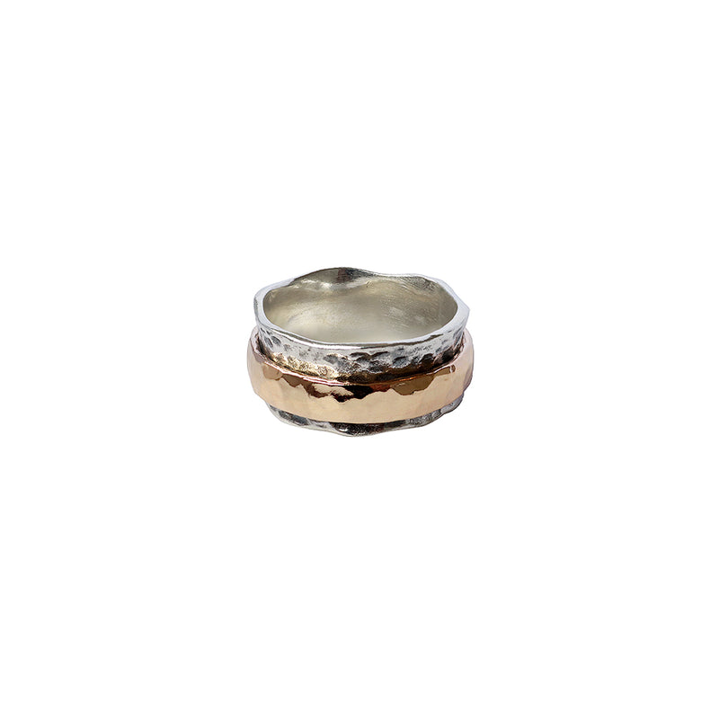 Jafari sterling silver gold filled ring