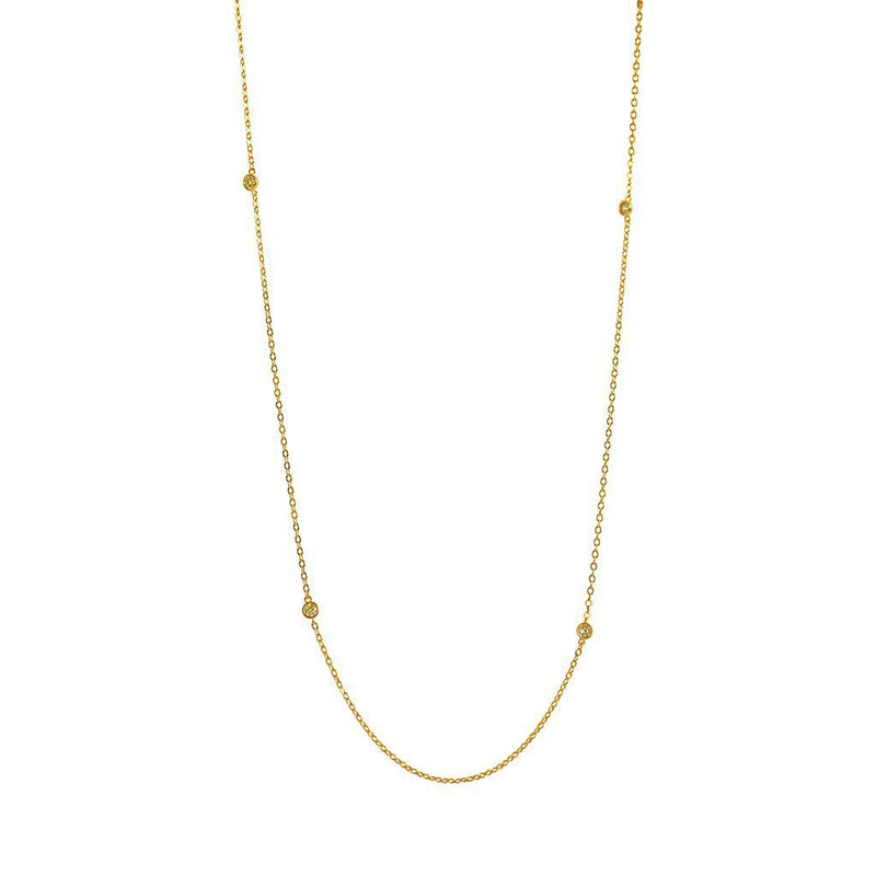 Kiley eyelet crystal necklace