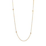 Kiley eyelet crystal necklace