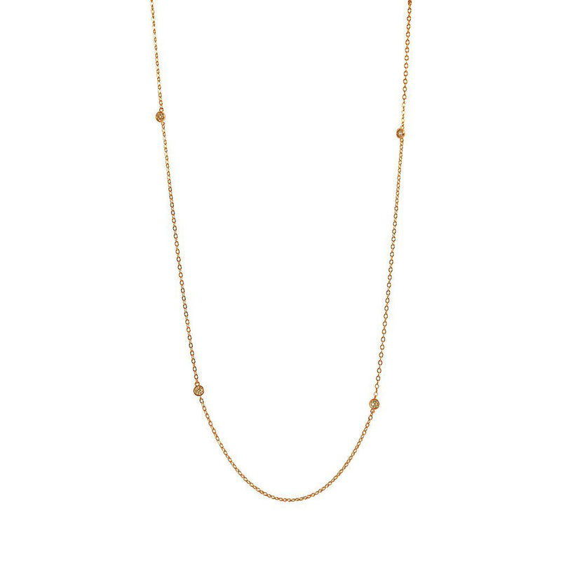Kiley eyelet crystal necklace