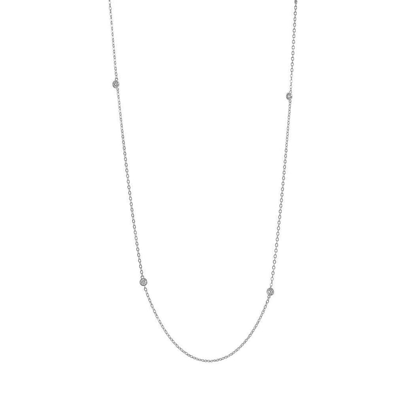 Kiley eyelet crystal necklace
