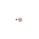 Labret - pink crystals ball