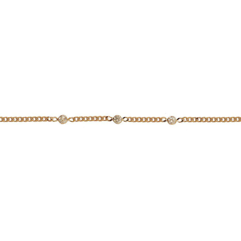 Kaysa large crystal link bracelet