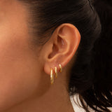 Arro gold vermeil hoops