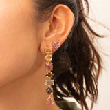 Antonella semi-precious stone earring