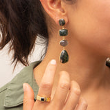 Valentina semi-precious stone earring