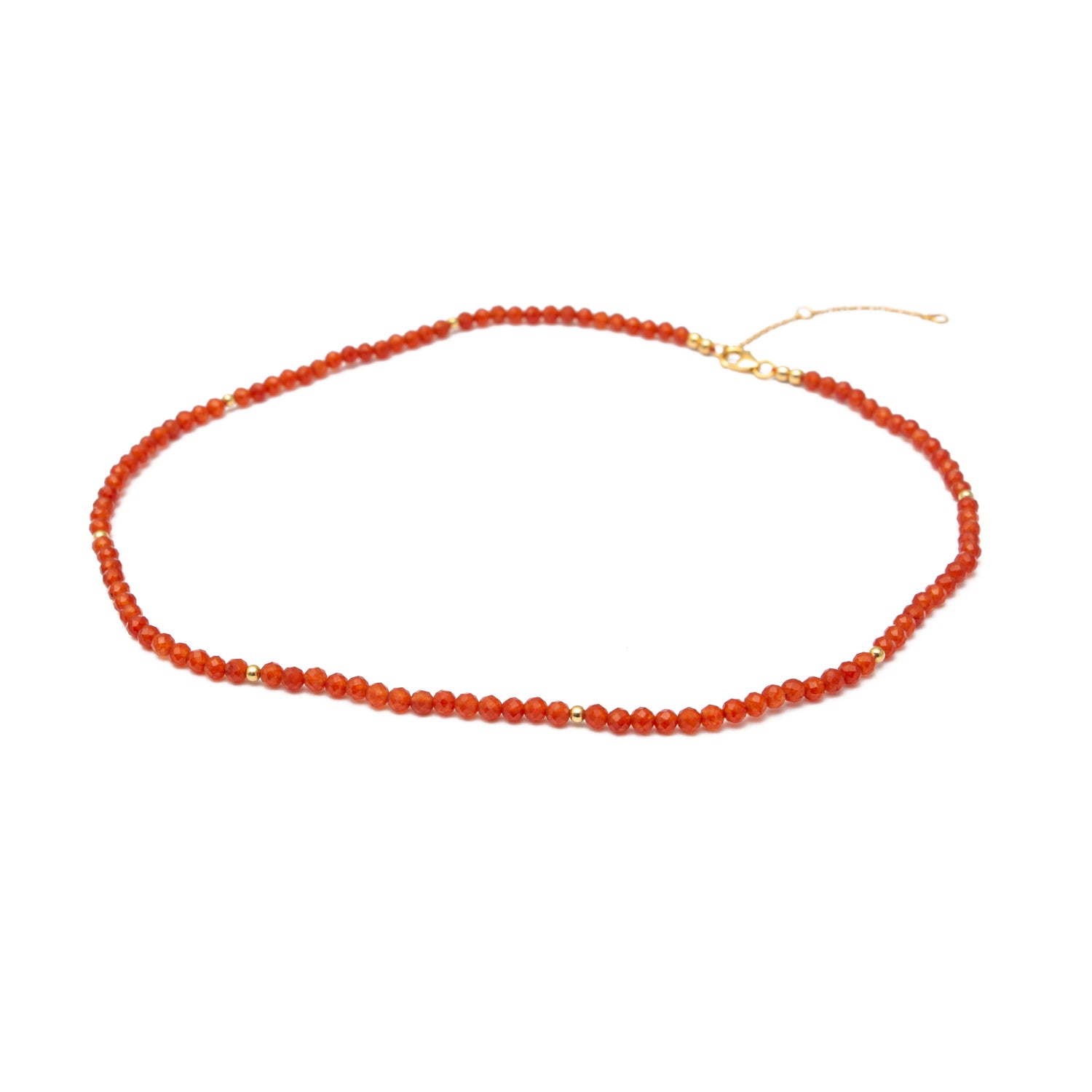 Klara gold vermeil semi precious necklace