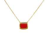Miya semi precious 2 micron pendant
