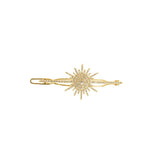 Nabirye sun crystal gold hair pin