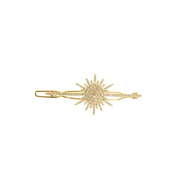 Nabirye sun crystal gold hair pin