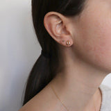 Shell stud earrings