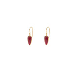 Nelida semi precious drop earrings