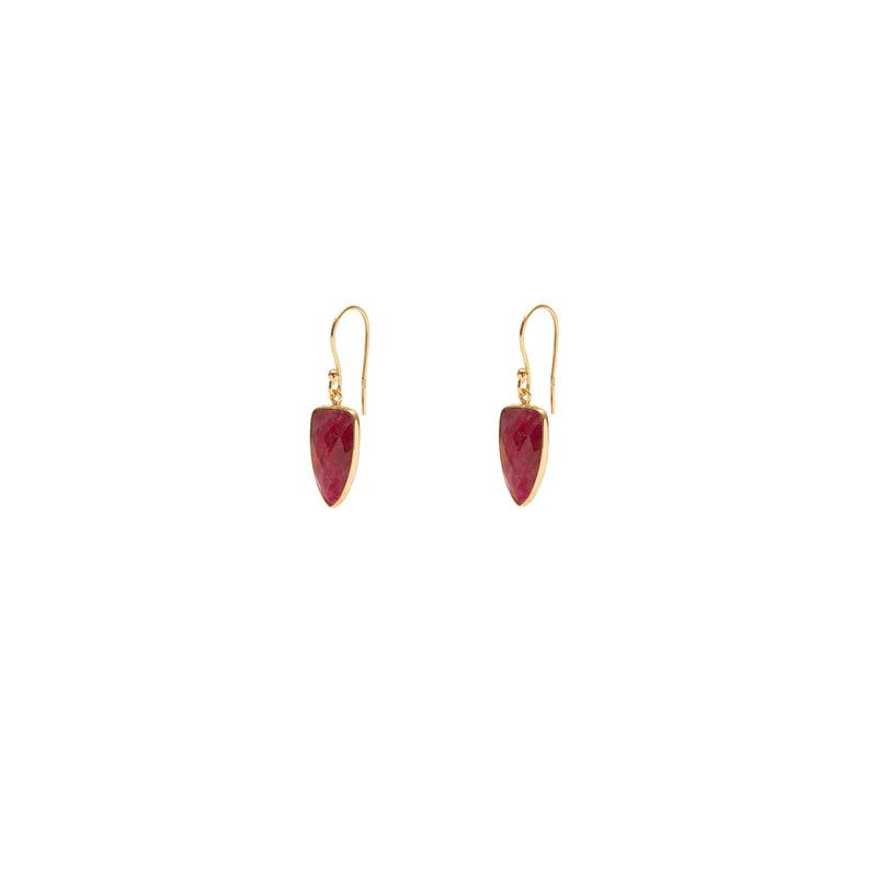 Nelida semi precious drop earrings