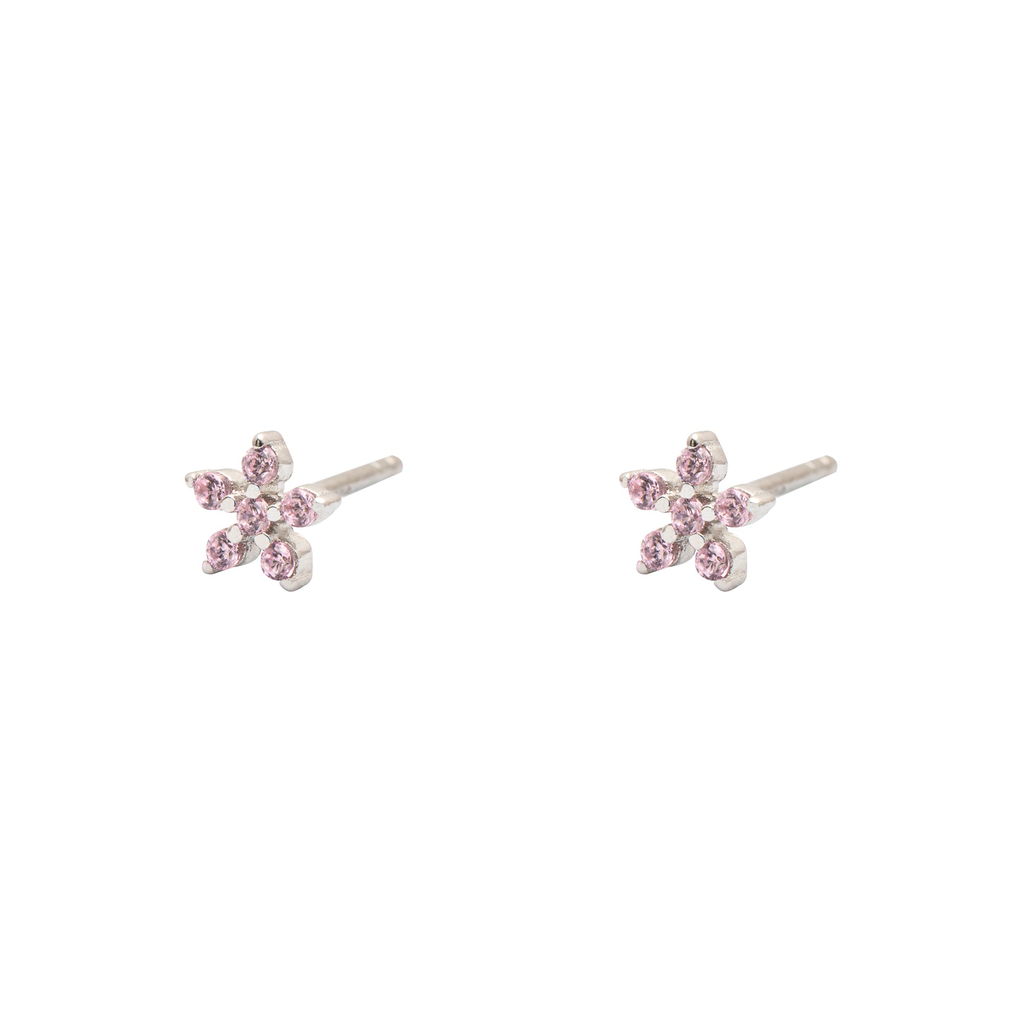 Cary flower crystal studs | MEZI