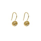 Priya ball crystal earrings