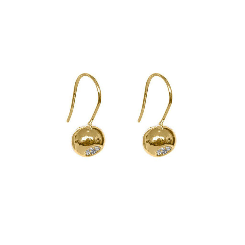 Priya ball crystal earrings