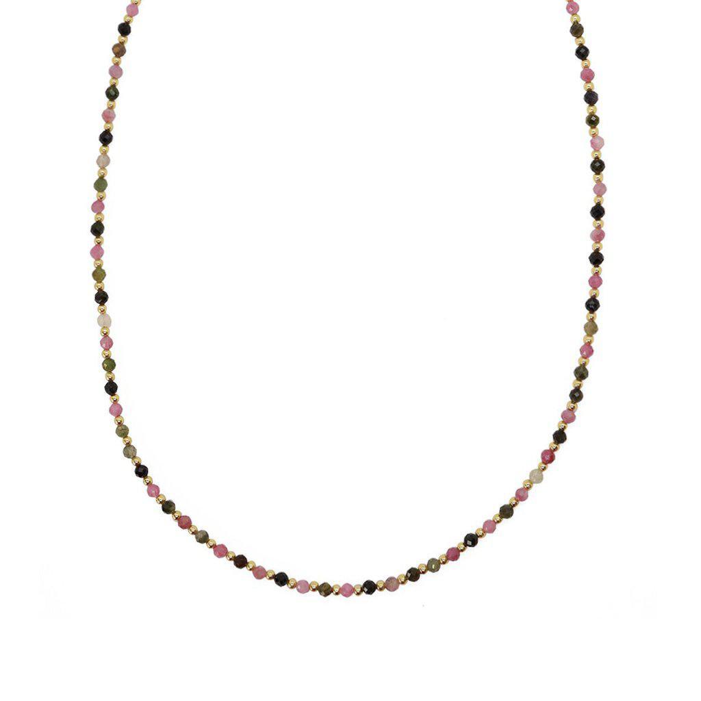 Raegan natural stone necklace