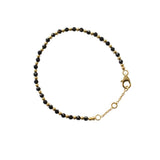 Raegan 2 micron gold semi-precious bracelet