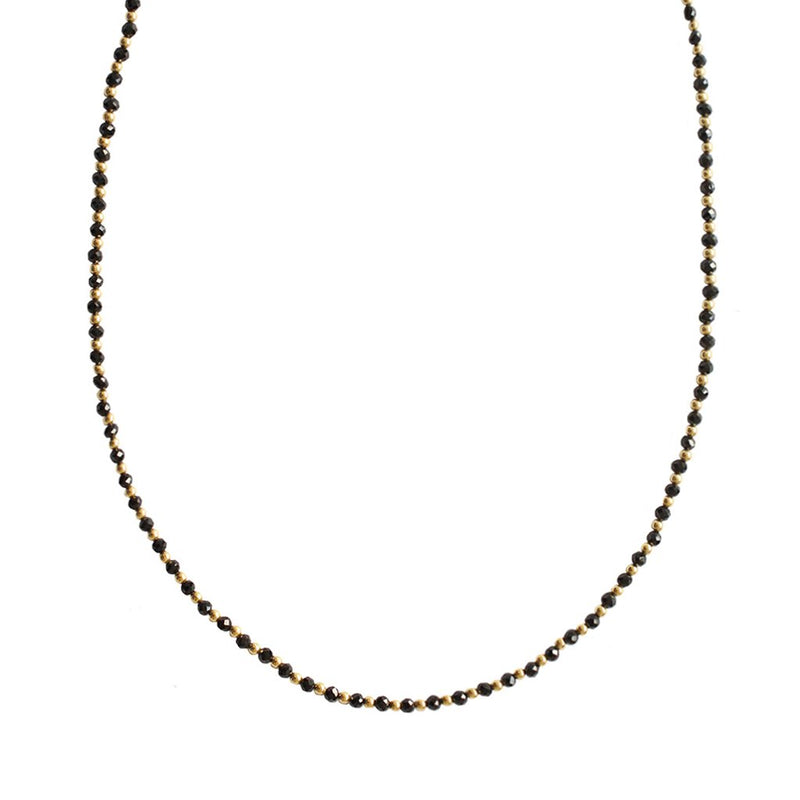 Raegan 2 micron gold semi-precious necklace