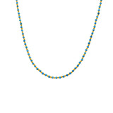 Raegan 2 micron gold semi-precious necklace