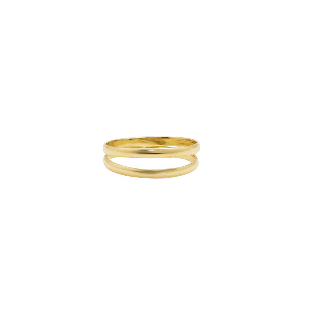 Reut 2 micron gold ring | MEZI