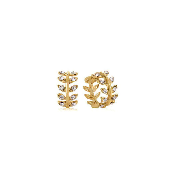 RIA SMALL GOLD CRYSTAL HUGGIES-Huggies-MEZI
