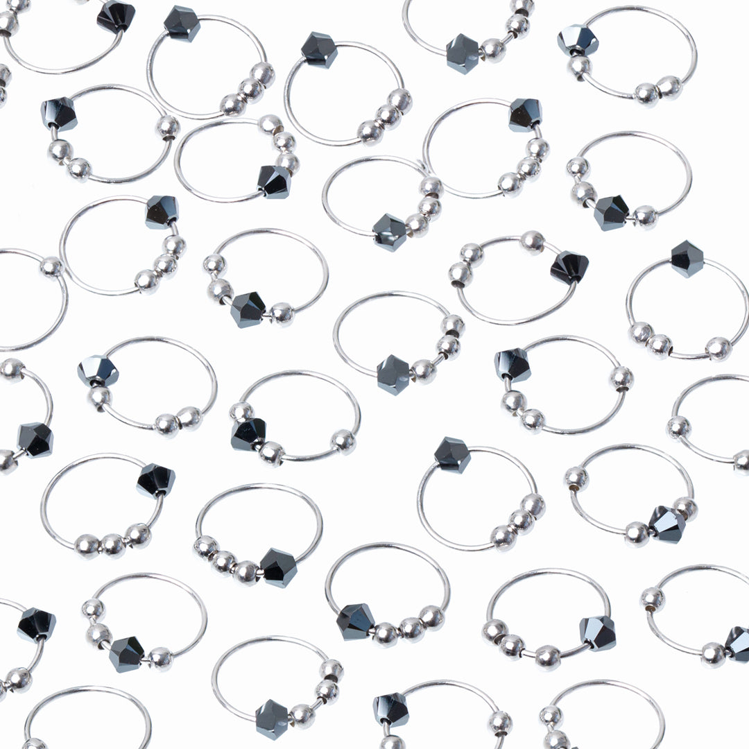 Sammy hematite I sleeper earring | MEZI