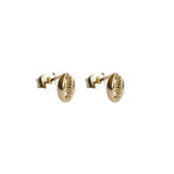 Shell stud earrings