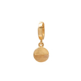 Rhia small charm gold hinge pendant