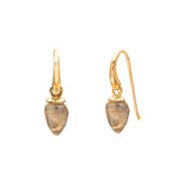 Selas tear drop semi-precious stone earrings