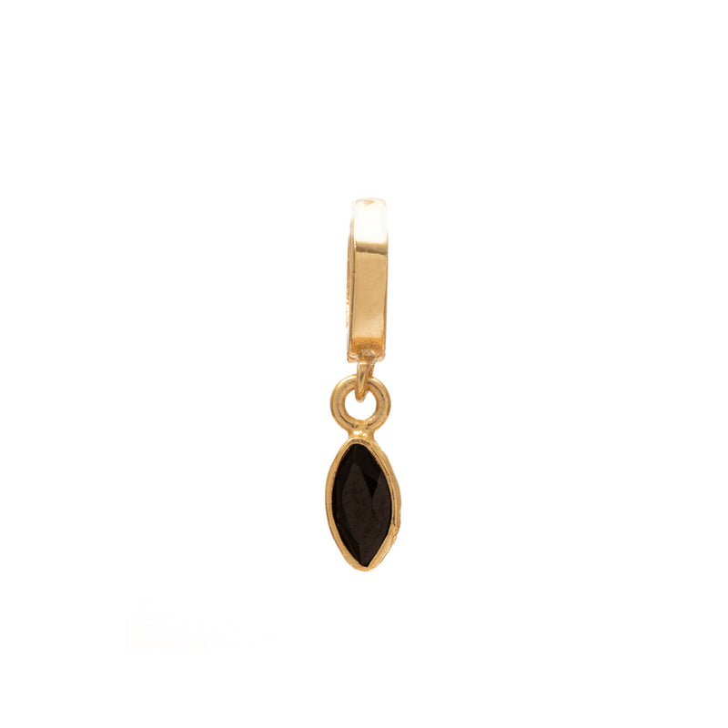 Louna diamond charm gold hinge pendant