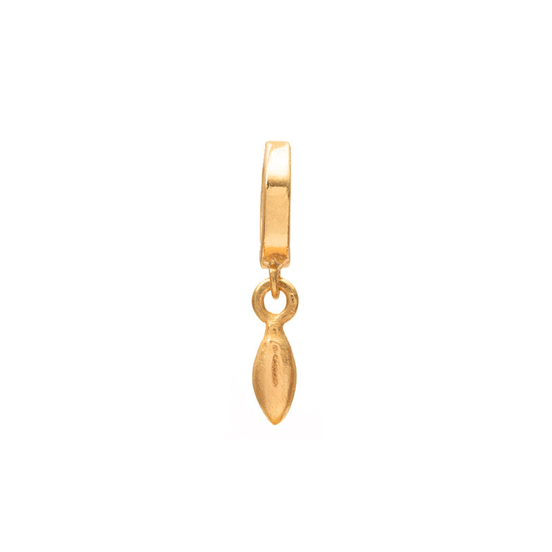 Louna diamond charm gold hinge pendant