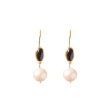 Ariel semi-precious freshwater pearl earrings
