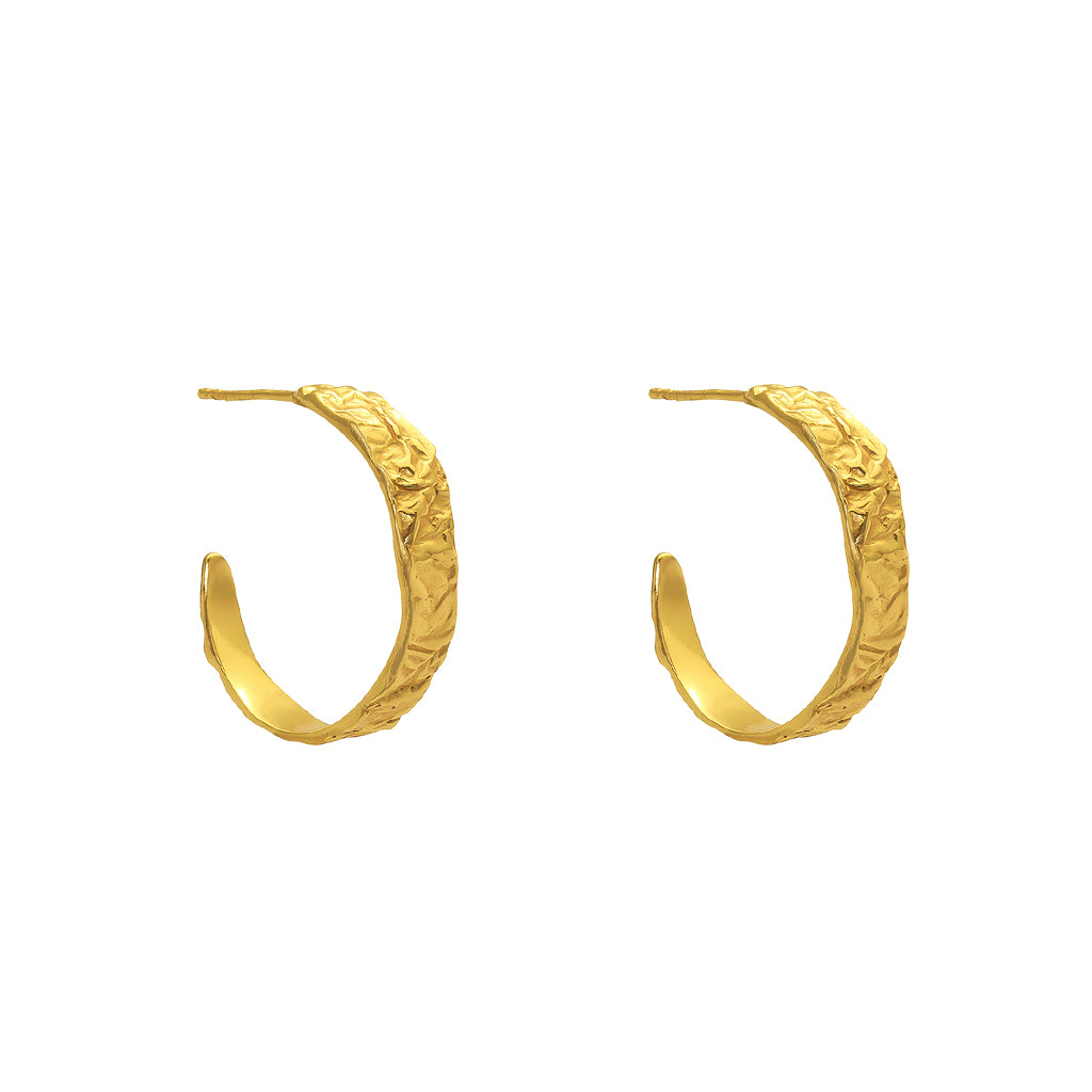Vane textured hoops | MEZI