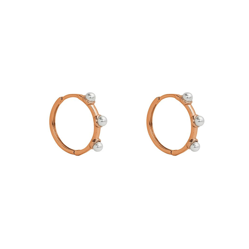 Dilan pearl hoops