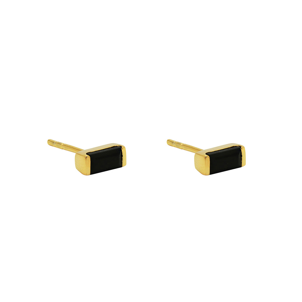 Jazmin 2 micron gold semi precious earrings | MEZI
