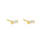 Jazmin 2 micron gold semi precious earrings