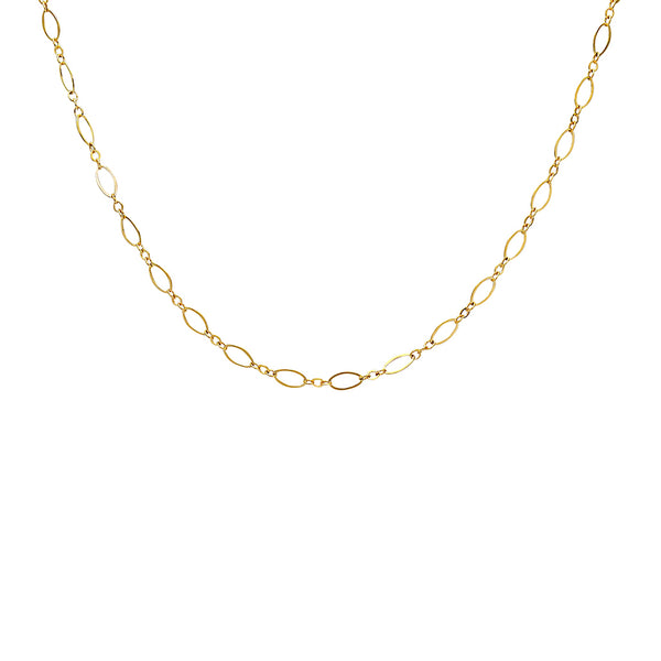 Large link gold chain