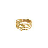 Boadle 2 micron gold ring