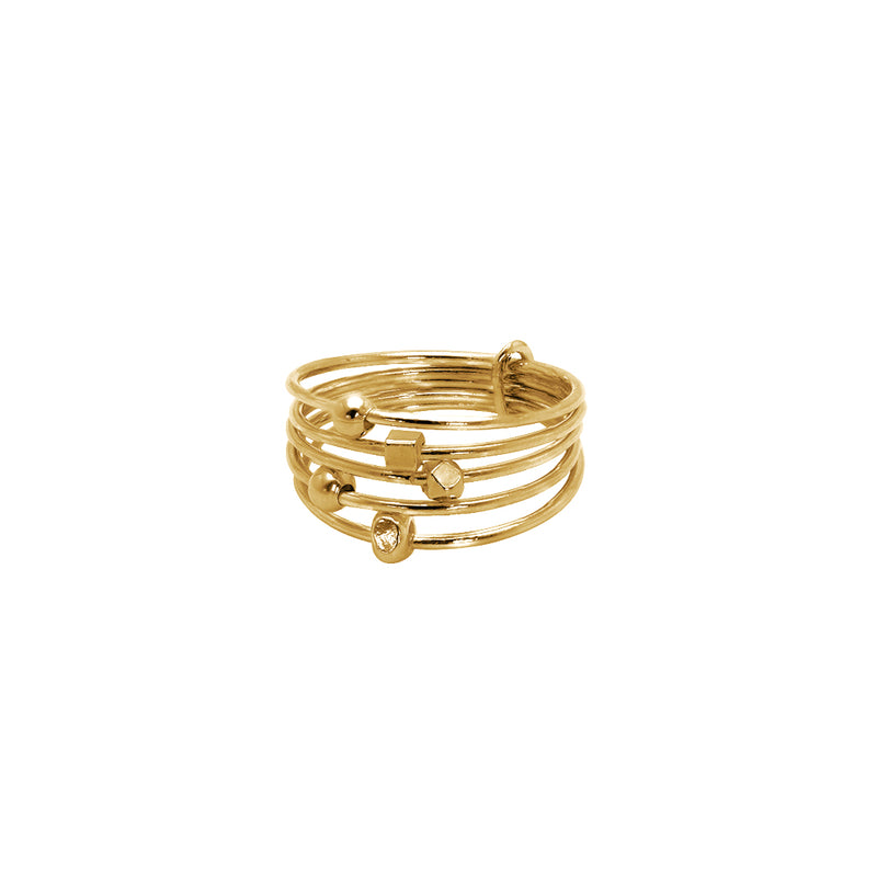 Boadle 2 micron gold ring