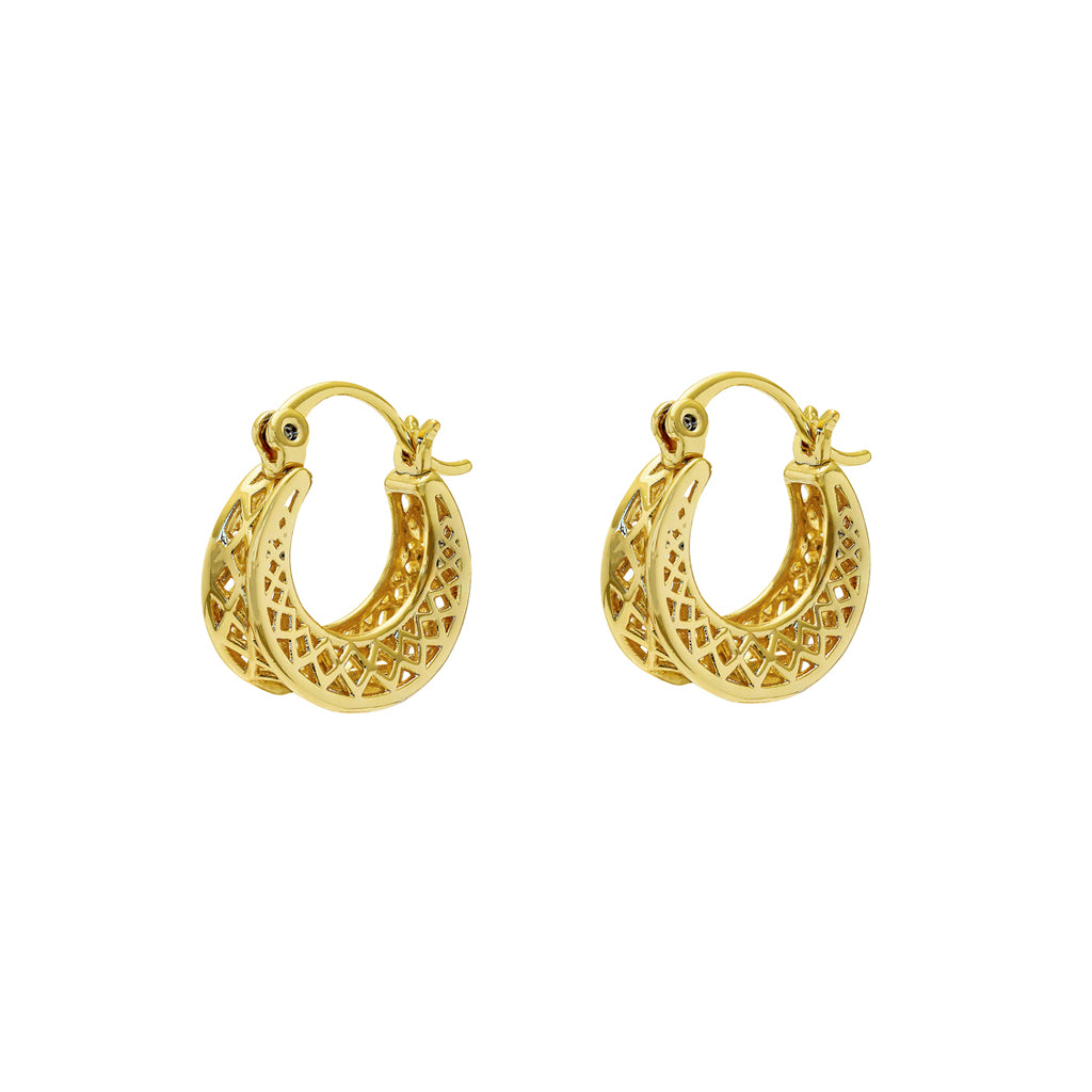 Tally filigree hoop earrings - Main Image