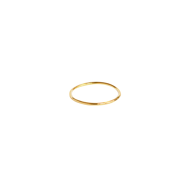 Valor thin gold ring