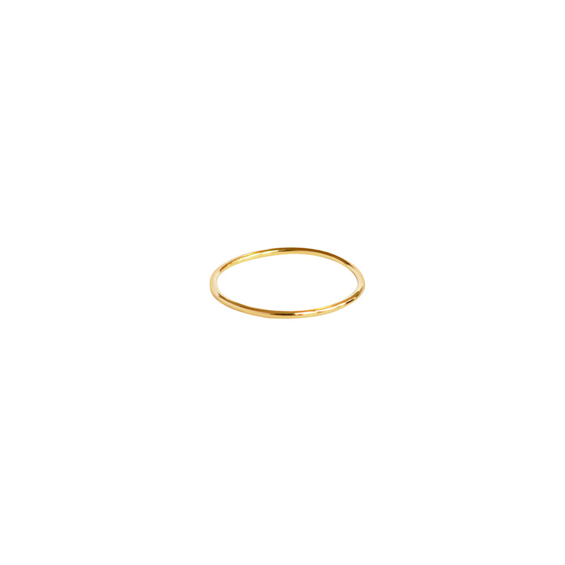 Valor thin gold ring