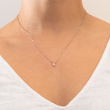 Plain Initial pendant necklace