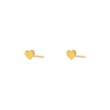 Ame heart gold studs
